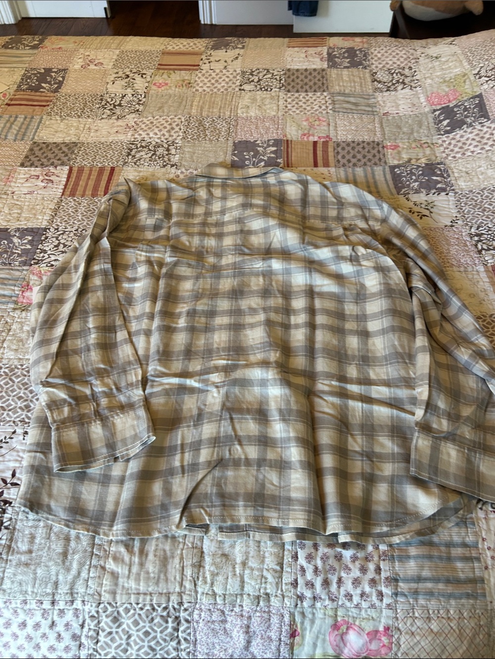 Nordstrom Ivory Dove Sophie Plaid Shirt - Picture 5 of 6